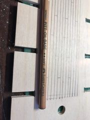 The Pitt oil base pencil for the caulking seam