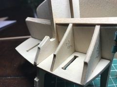 This is how it will look after building up; the strip is still loose