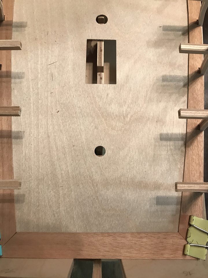 This part of the margin plank came out well.