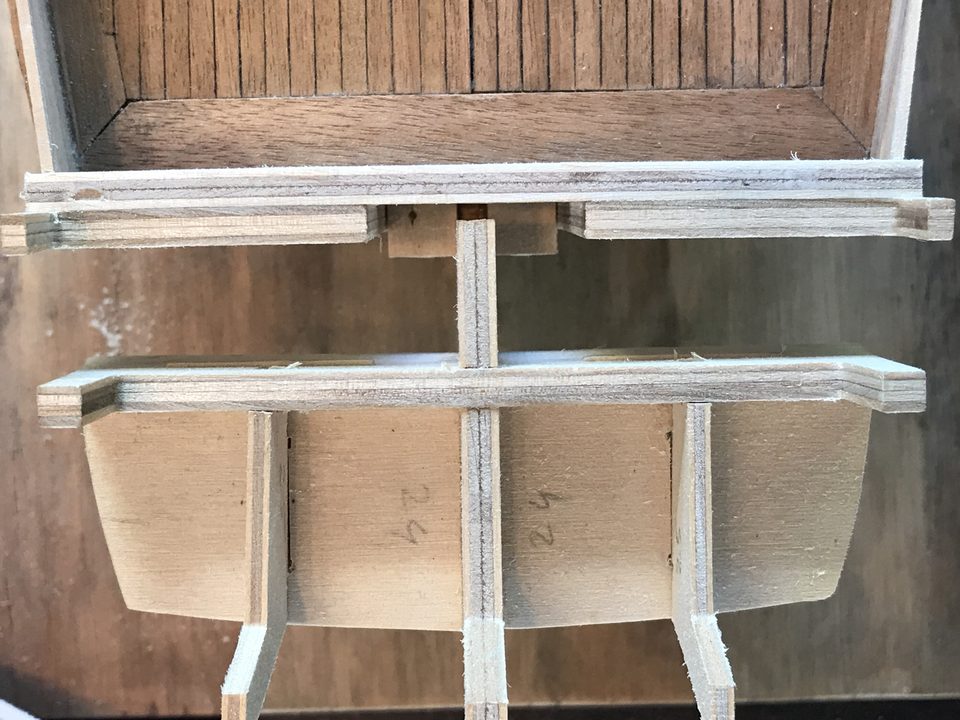 The stern seen from aft