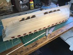 Starboard nearly closed, one strip to go