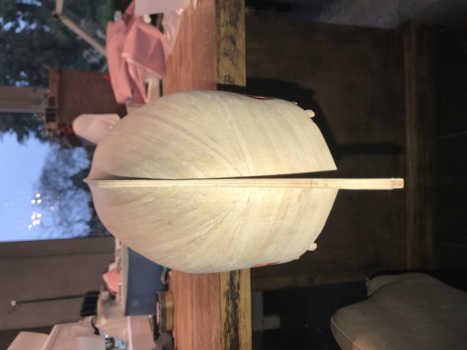 Port side after sanding