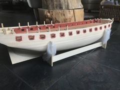 The cradle lined with fibre felt