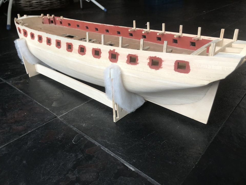 The cradle from the side