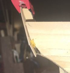 The side, which the second planking will close up later