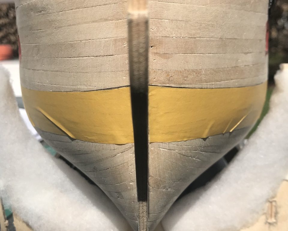The line of the wale along the whole length