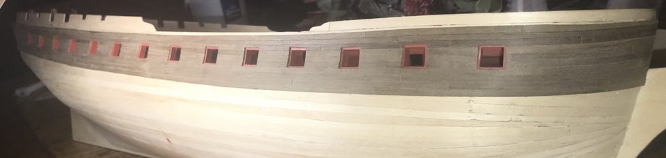 Exactly a whole number of planks now fits above