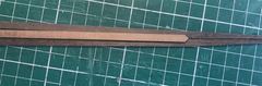 Step 2: the square cut marked on the upper plank
