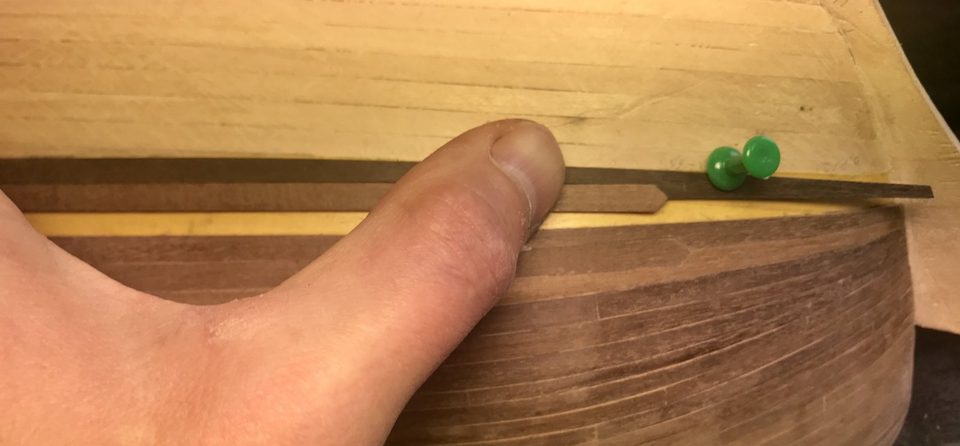 Step 4: dry fit on the masking tape