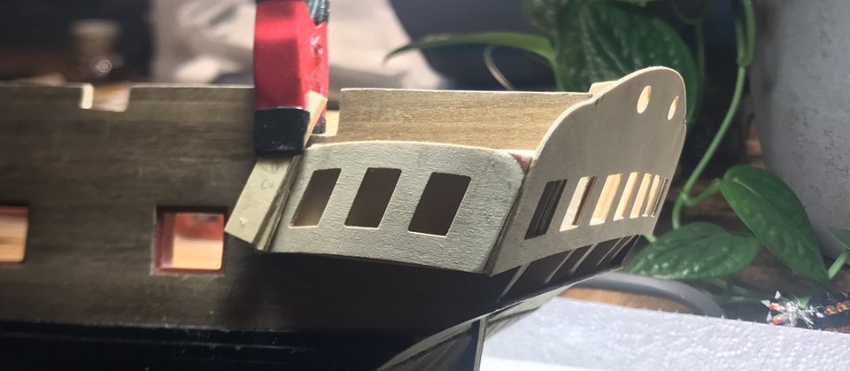 The first quarter gallery, dry-fitted