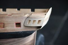 Dry fit of the top of the first quarter gallery