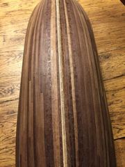 The keel, bare and shallow
