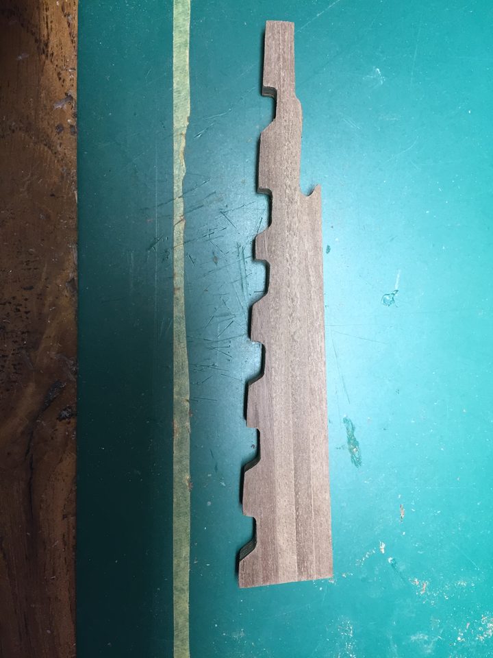 The rudder planked