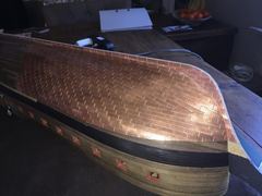 The keel coppered