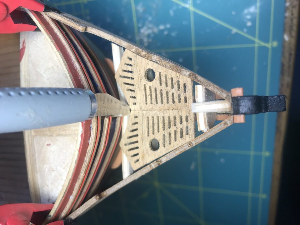 From above once more, with the side pieces in place