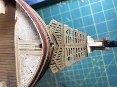 Top view with the original pieces laid on top: that much was missing