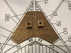 On the drawing, with the seats of ease moved towards the centre