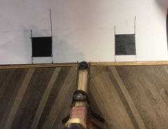 The small template for the position of the openings