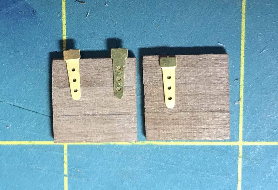 Three ways to lay the hinge; we chose the one on the right, entirely on the lid.
