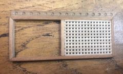 First attempt: a strip with shot, still loose