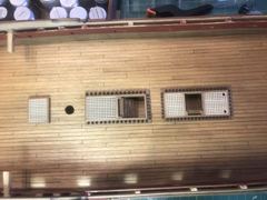 The gun deck with the hatches in place