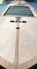 The deck with king plank and margin planks