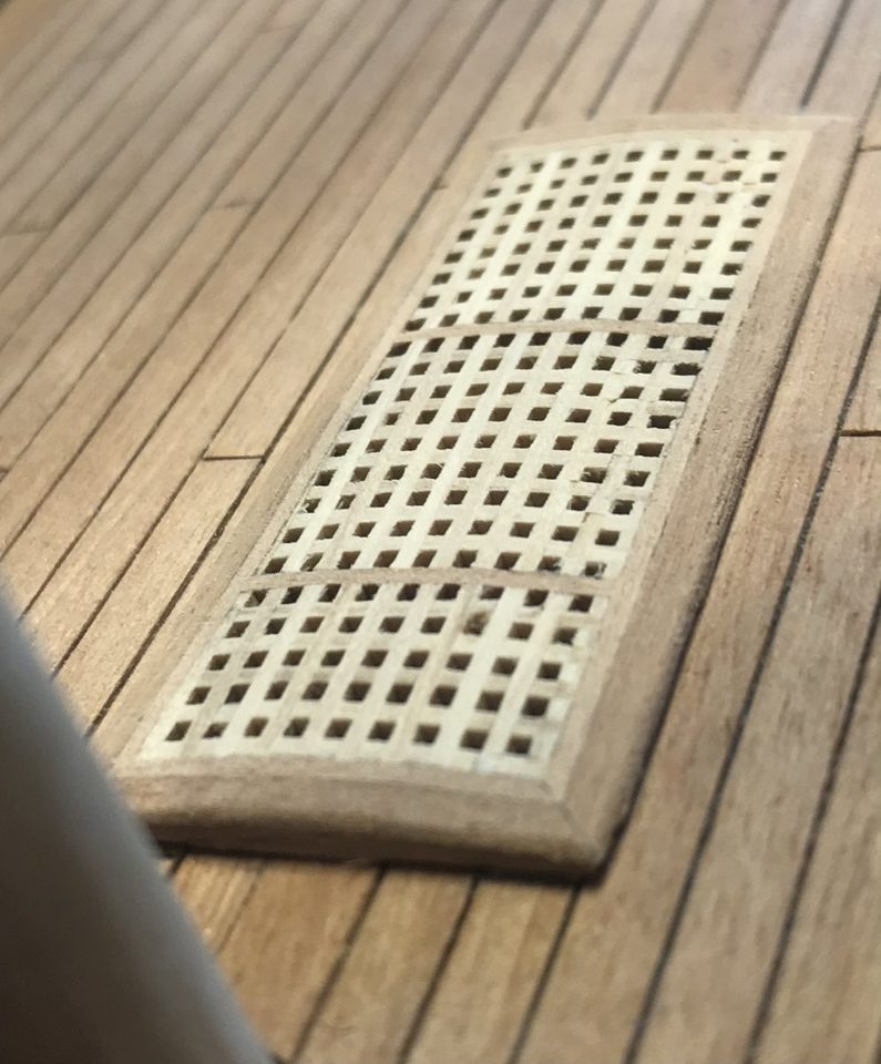 The gratings side by side