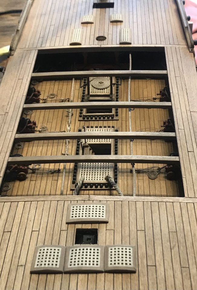 One of the gratings close up