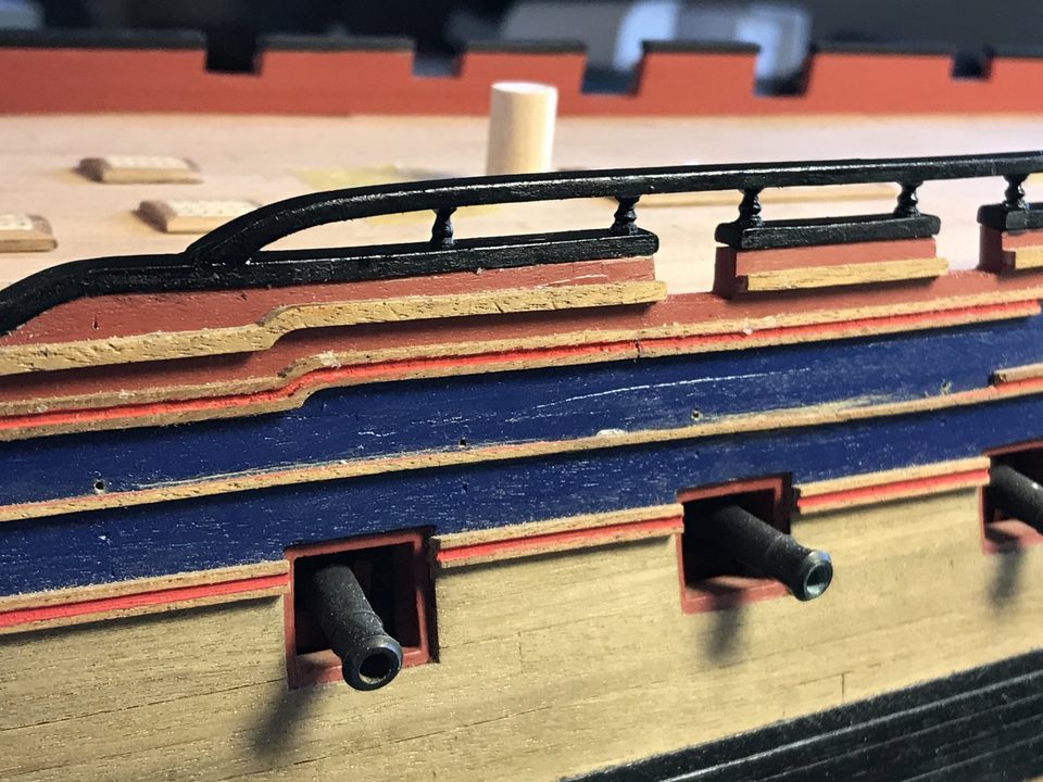 The rail from the side