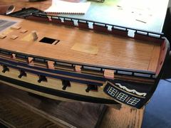 The quarterdeck with the second rail