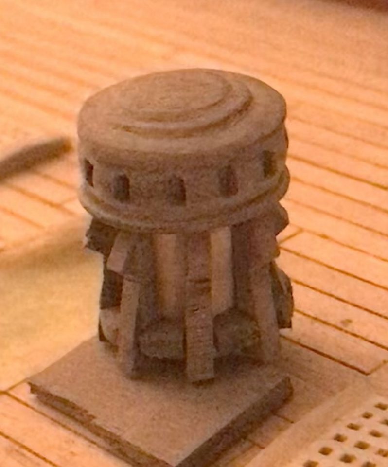 Attempt two, with round capstan bar sockets