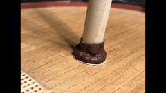 The coat for the foremast on the forecastle deck, with the thread worked into the top edge