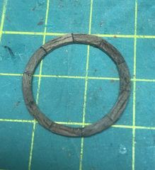 The rim released from the faceplate