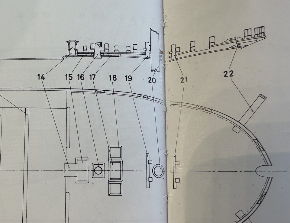 The illustration from the Anatomy of the Ship that I based it on