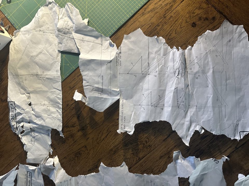 Sheet 5, with the belaying plan, or what remains of it