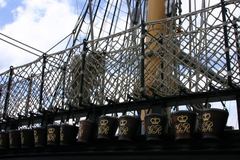 The hammock cranes with nettings on the Victory