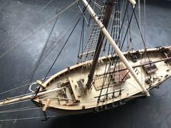 Build photo of the HMS Diana model, 2017-03-11