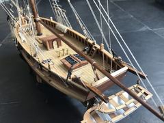 Build photo of the HMS Diana model, 2017-03-11