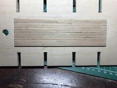 Build photo of the HMS Diana model, 2017-03-18