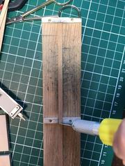 Build photo of the HMS Diana model, 2017-03-18