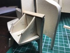 Build photo of the HMS Diana model, 2017-03-20