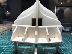 Build photo of the HMS Diana model, 2017-03-21
