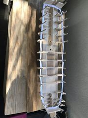 Build photo of the HMS Diana model, 2017-03-25