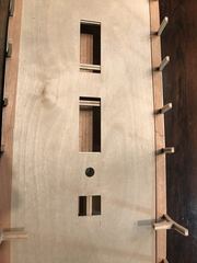 Build photo of the HMS Diana model, 2017-03-30