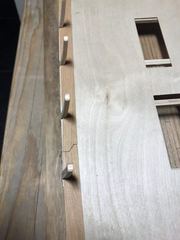 Build photo of the HMS Diana model, 2017-03-30