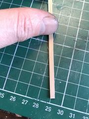 Build photo of the HMS Diana model, 2017-04-01