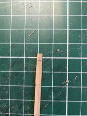 Build photo of the HMS Diana model, 2017-04-01