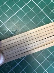 Build photo of the HMS Diana model, 2017-04-01
