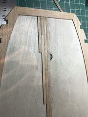 Build photo of the HMS Diana model, 2017-04-01
