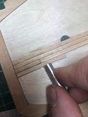 Build photo of the HMS Diana model, 2017-04-01